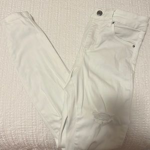 White, ripped, skinny jeans. Good quality